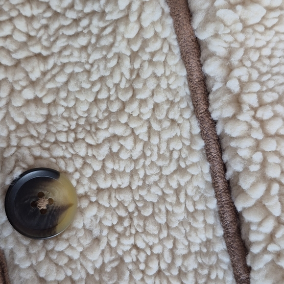 Boden Clerkenwell Borg Button Gilet Vest - Size 8 - Picture 12 of 15